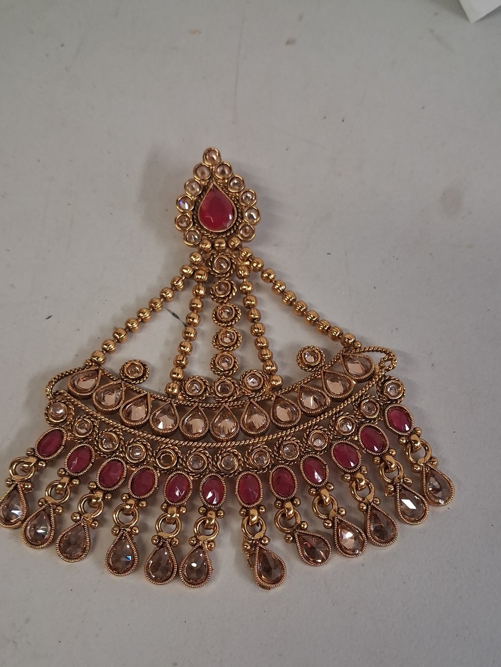 NWT Traditional Bridal Hair Accessory, Passa Or Jhoomer